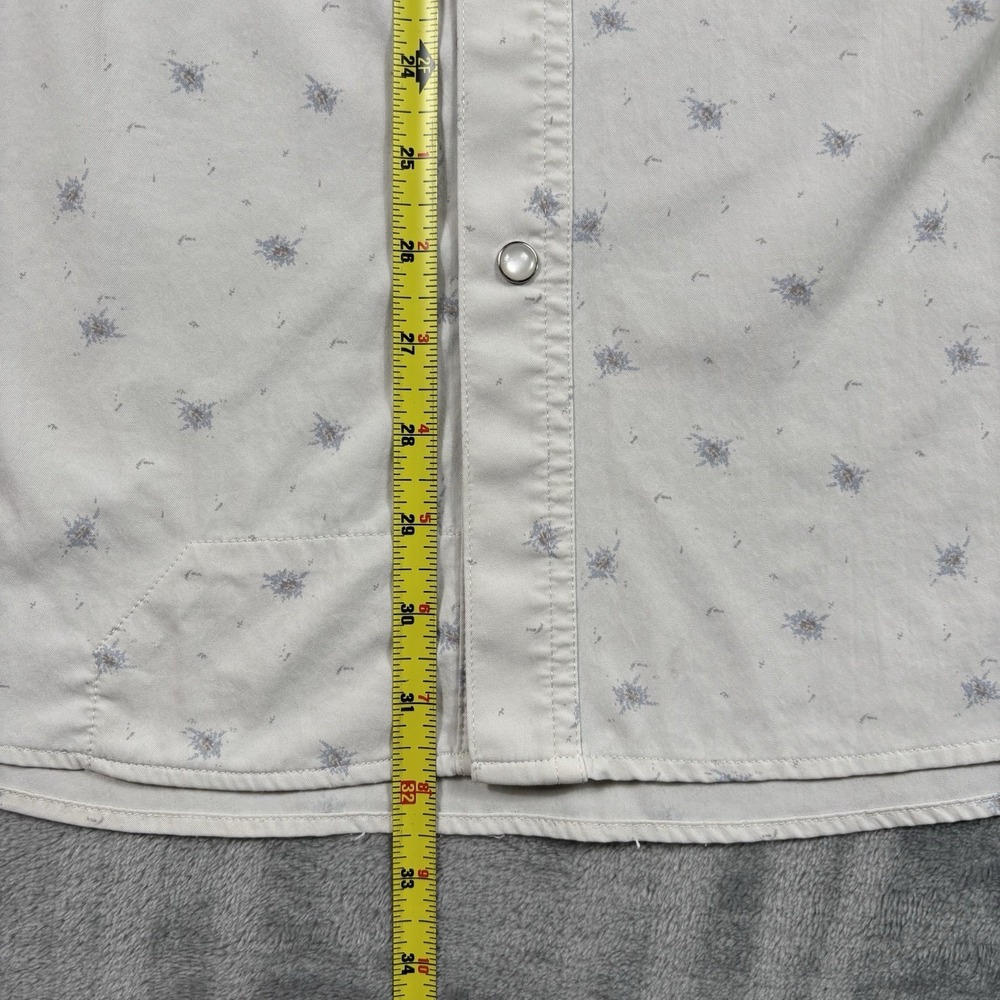 Poncho Outdoors The Llano Western Pearl Snap Shirt Slim Fit Men's Size XXL - Picture 4 of 6
